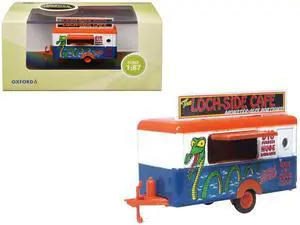Mobile Food Trailer "Loch-Side Cafe" 1/87 (HO) Scale Diecast Model by Oxford Diecast Mobile Food Trailer "Loch-Side Cafe" 1/87 (HO) Scale Diecast Model by Oxford Diecast