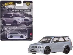 Subaru Forester STI Silver Metallic "Fast Wagons" Series Diecast Model Car by Hot Wheels Subaru Forester STI Silver Metallic "Fast Wagons" Series Diecast Model Car by Hot Wheels