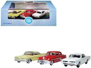 Pontiac Set of 3 Cars "100th Anniversary 2026" 1/87 (HO) Scale Diecast Model Cars by Oxford Diecast Pontiac Set of 3 Cars "100th Anniversary 2026" 1/87 (HO) Scale Diecast Model Cars by Oxford Diecast