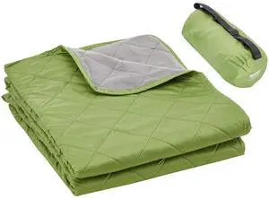 VEVOR Camping Blanket, Large Warm Stadium Blanket, Waterproof & Windproof, 330GSM Polyester Fleece, Flame Retardant, Great for Outdoors, Picnics, Hiking, Sports Events, Travel, 82" x 55", Bicolor VEVOR Camping Blanket, Large Warm Stadium Blanket, Waterproof & Windproof, 330GSM Polyester Fleece, Flame Retardant, Great for Outdoors, Picnics, Hiking, Sports Events, Travel, 82" x 55", Bicolor