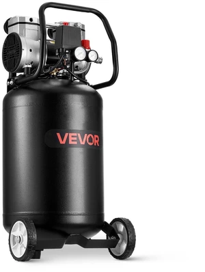 VEVOR 10-Gallon Air Compressor, 2HP 4.8 SCFM at 90PSI, Max 125PSI Pressure Oil-Free Air Compressor Tank, Portable on Wheels for Auto Repair, Tire Inflation, Spray Painting, Woodwork Nailing, 120V VEVOR 10-Gallon Air Compressor, 2HP 4.8 SCFM at 90PSI, Max 125PSI Pressure Oil-Free Air Compressor Tank, Portable on Wheels for Auto Repair, Tire Inflation, Spray Painting, Woodwork Nailing, 120V