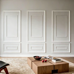 VEVOR Wall Molding 3 Pack, Wainscoting Panels Kit with Dual-Line Wide & Narrow Profile, Lightweight Paintable Polystyrene, Easy to Install Accent Wall Trim for Interior Living Room, Bedroom,White VEVOR Wall Molding 3 Pack, Wainscoting Panels Kit with Dual-Line Wide & Narrow Profile, Lightweight Paintable Polystyrene, Easy to Install Accent Wall Trim for Interior Living Room, Bedroom,White