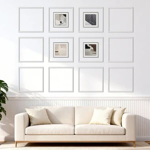 VEVOR Wall Molding 12 Pack, 20 x 20 in Wainscoting Panels Kit, Lightweight Paintable Polystyrene, Easy to Install, Waterproof Accent Wall Trim for Interior Décor Living Room, Bedroom, Home, White VEVOR Wall Molding 12 Pack, 20 x 20 in Wainscoting Panels Kit, Lightweight Paintable Polystyrene, Easy to Install, Waterproof Accent Wall Trim for Interior Décor Living Room, Bedroom, Home, White