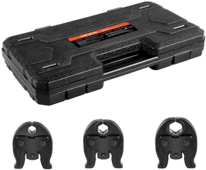 VEVOR VUS Press Jaws for 24KN Compact Series Press Tools, 3PCS Pressing Jaws 1/2", 3/4" & 1" - Compatible with ProPress Copper Pipes Connections, Includes Carrying Case VEVOR VUS Press Jaws for 24KN Compact Series Press Tools, 3PCS Pressing Jaws 1/2", 3/4" & 1" - Compatible with ProPress Copper Pipes Connections, Includes Carrying Case