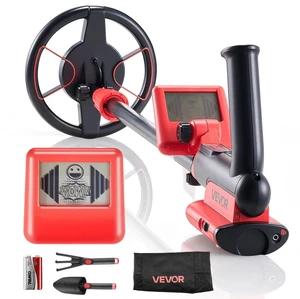 VEVOR Metal Detector, 6", Lightweight Metal Detector with LCD Display, IP68 Waterproof Search Coil, Adjustable 22.8"-33.8" High Accuracy Gold Detector, Easy to Use, for Detecting Gold Treasure Hunting VEVOR Metal Detector, 6", Lightweight Metal Detector with LCD Display, IP68 Waterproof Search Coil, Adjustable 22.8"-33.8" High Accuracy Gold Detector, Easy to Use, for Detecting Gold Treasure Hunting
