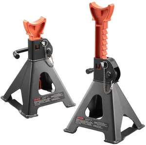 VEVOR Jack Stands, 3 Ton (6,600 lbs) Capacity, 10.8-16.3 in Adjustable Height, Heavy Duty Steel Jack Auto Stands with Double Locking, for Lifting SUV, Pickup, Car, UTV/ATV, 1 Pair, Black and Orange VEVOR Jack Stands, 3 Ton (6,600 lbs) Capacity, 10.8-16.3 in Adjustable Height, Heavy Duty Steel Jack Auto Stands with Double Locking, for Lifting SUV, Pickup, Car, UTV/ATV, 1 Pair, Black and Orange