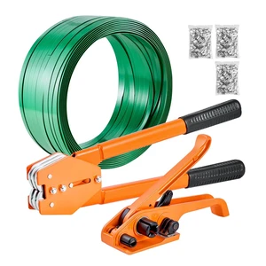 VEVOR Banding Strapping Kit, Heavy Duty Banding Sealer Tool with 1000 ft Length PET Band, 300 Metal Seals, Plastic Manual Pallet Packaging Strapping Kit for Warehouse/Shipping/Moving/Home, Orange VEVOR Banding Strapping Kit, Heavy Duty Banding Sealer Tool with 1000 ft Length PET Band, 300 Metal Seals, Plastic Manual Pallet Packaging Strapping Kit for Warehouse/Shipping/Moving/Home, Orange