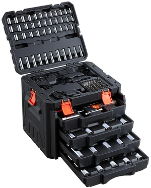 VEVOR Mechanics Tool Set, 256-Piece Mechanic Tool Kit, 1/4 in, 3/8 in, and 1/2 in Drive, SAE and Metric Socket Set, Wrenches, Screwdriver Bits, Accessories, and Storage Case, for Automotive Repair VEVOR Mechanics Tool Set, 256-Piece Mechanic Tool Kit, 1/4 in, 3/8 in, and 1/2 in Drive, SAE and Metric Socket Set, Wrenches, Screwdriver Bits, Accessories, and Storage Case, for Automotive Repair