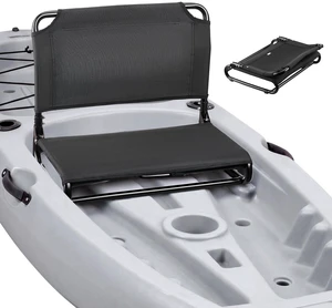 VEVOR Kayak Seat, Folding Kayak Seat with Comfortable Back Support, Aluminum Alloy Frame & 600D Oxford Fabric, Easy Assembly for Paddling, Fishing and Recreational Kayaking VEVOR Kayak Seat, Folding Kayak Seat with Comfortable Back Support, Aluminum Alloy Frame & 600D Oxford Fabric, Easy Assembly for Paddling, Fishing and Recreational Kayaking