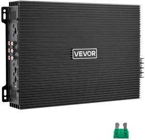 VEVOR 4 Channel Car Audio Amplifier 2 Ohm Stable Bridgeable Class A/B Full Range Amp Max Power 4 x 200W @ 4 Ohm / 4 x 400W @ 2 Ohm for Car SUV Truck Off-Road VEVOR 4 Channel Car Audio Amplifier 2 Ohm Stable Bridgeable Class A/B Full Range Amp Max Power 4 x 200W @ 4 Ohm / 4 x 400W @ 2 Ohm for Car SUV Truck Off-Road