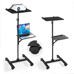 Projector Stand, 2 Shelves Laptop Floor Stand, Projector Stands Table with Adjustable Height 33.86 to 53.54 inch, I-Beam Frame Projectors Stands Tripod for Meetings, Outdoor Movies, Video Stand Projector Stand, 2 Shelves Laptop Floor Stand, Projector Stands Table with Adjustable Height 33.86 to 53.54 inch, I-Beam Frame Projectors Stands Tripod for Meetings, Outdoor Movies, Video Stand
