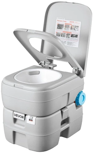 VEVOR Portable Toilet, 7.9 Gallon Detachable Waste Tank, 200 Flushes, Camping Toilet for Adults, Outdoor Travel Potty with Level Indicator, Suitable for RV Travel, Camping, Hiking, Boating and Trips VEVOR Portable Toilet, 7.9 Gallon Detachable Waste Tank, 200 Flushes, Camping Toilet for Adults, Outdoor Travel Potty with Level Indicator, Suitable for RV Travel, Camping, Hiking, Boating and Trips
