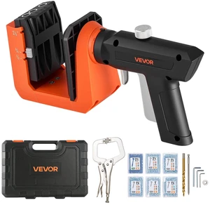 VEVOR Pocket Hole Jig Kit, 1/2", 3/4", 1-1/2" Adjustable, 360° Rotating Handle, Jig Pocket Hole System with 260 Screws, C-Clamp, Stop Collar, Drill Bit, Easy Clamping and Adjusting, for Woodworking VEVOR Pocket Hole Jig Kit, 1/2", 3/4", 1-1/2" Adjustable, 360° Rotating Handle, Jig Pocket Hole System with 260 Screws, C-Clamp, Stop Collar, Drill Bit, Easy Clamping and Adjusting, for Woodworking