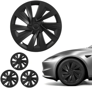 VEVOR Hubcaps Wheel Covers for 2025 Tesla Model Y, 19 Inch Set of 4 Wheel Rim Cover Hubcaps OEM Style Replacement, R19 Size Snap On Car Hub Caps, Premium Sturdy 10-Spoke ABS Tire Rim Caps, Matte Black VEVOR Hubcaps Wheel Covers for 2025 Tesla Model Y, 19 Inch Set of 4 Wheel Rim Cover Hubcaps OEM Style Replacement, R19 Size Snap On Car Hub Caps, Premium Sturdy 10-Spoke ABS Tire Rim Caps, Matte Black
