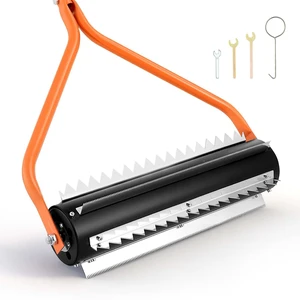 VEVOR Lake Weed Roller, 14.1 ft Stainless Steel Lake & Pond Weed Removal Tool, Muck Razer Aquatic & Sludge Tiller, Rid Roots and Muck Buildup, 6 Preassembled Stainless Steel Blades, 4 Aluminum Handles VEVOR Lake Weed Roller, 14.1 ft Stainless Steel Lake & Pond Weed Removal Tool, Muck Razer Aquatic & Sludge Tiller, Rid Roots and Muck Buildup, 6 Preassembled Stainless Steel Blades, 4 Aluminum Handles