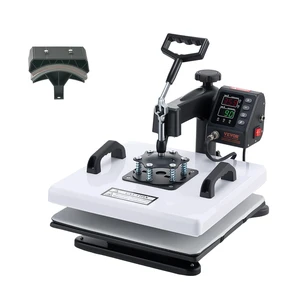 VEVOR Heat Press Machine, 15 x 15 in, 2-in-1 Multifunction, 360° Swing Away, 1200W Double Tube Fast and Even Heating, Digital Precise Control, Sublimation Press Machine for T-Shirts, Hats, Caps VEVOR Heat Press Machine, 15 x 15 in, 2-in-1 Multifunction, 360° Swing Away, 1200W Double Tube Fast and Even Heating, Digital Precise Control, Sublimation Press Machine for T-Shirts, Hats, Caps