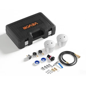 VEVOR Turbo Boost Leak Tester Kit, Compatible with 3"/3.5"/4" Pipe, 0-150 PSI Valve Gauge & 0-60 PSI Adapter Gauge, Turbo System Leakage Tester Set with 4 Pairs of Air Fittings for Diesel Trucks, SUVs VEVOR Turbo Boost Leak Tester Kit, Compatible with 3"/3.5"/4" Pipe, 0-150 PSI Valve Gauge & 0-60 PSI Adapter Gauge, Turbo System Leakage Tester Set with 4 Pairs of Air Fittings for Diesel Trucks, SUVs