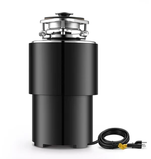 VEVOR Food Waste Garbage Disposal, 3/4HP 1500RPM AC Motor, Continuous Feed Kitchen Sink Garbage Disposer, 3-Bolt Mount Food Waste Grinding System with Splash Guard & Power Cord for Kitchens VEVOR Food Waste Garbage Disposal, 3/4HP 1500RPM AC Motor, Continuous Feed Kitchen Sink Garbage Disposer, 3-Bolt Mount Food Waste Grinding System with Splash Guard & Power Cord for Kitchens