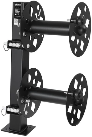 VEVOR Heavy Duty Double Welding Cable Reel, Welding Cable Lead Reels for 150FT 1/0 & 125FT 2/0 Cable, Powder-Coated Steel Reel with Locking Pin for Service Trucks, Fleet Maintenance, Jobsites VEVOR Heavy Duty Double Welding Cable Reel, Welding Cable Lead Reels for 150FT 1/0 & 125FT 2/0 Cable, Powder-Coated Steel Reel with Locking Pin for Service Trucks, Fleet Maintenance, Jobsites