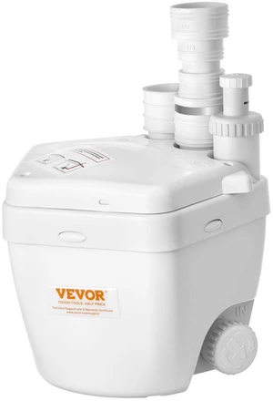 VEVOR Utility Sink Pump, 1 HP, 2200 GPH Under Sink Pump with 3 Water Inlets 1 Outlet, 36 ft Max Lift, Cast Aluminum Motor, Macerating Toilet System, for Sink Shower Wash Bin Urinal Kitchen Basement VEVOR Utility Sink Pump, 1 HP, 2200 GPH Under Sink Pump with 3 Water Inlets 1 Outlet, 36 ft Max Lift, Cast Aluminum Motor, Macerating Toilet System, for Sink Shower Wash Bin Urinal Kitchen Basement