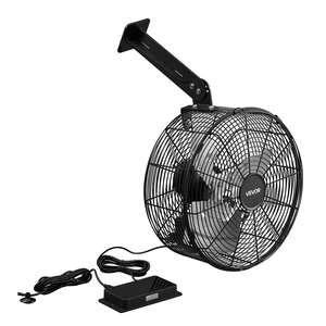 VEVOR Greenhouse Air Circulation Fan, 1800 CFM Powerful Air Circulator Electric Fan, 10 Speeds, 3 Switchable Modes, LCD Control, Ceiling Wall Mount, Fast Ventilation for Greenhouse, Patio, Garage VEVOR Greenhouse Air Circulation Fan, 1800 CFM Powerful Air Circulator Electric Fan, 10 Speeds, 3 Switchable Modes, LCD Control, Ceiling Wall Mount, Fast Ventilation for Greenhouse, Patio, Garage