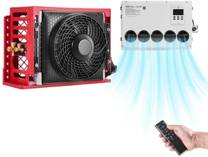 VEVOR Truck Air Conditioner, 12V 10000 BTU Mini Split AC Unit, 400 m³/h Airflow Cab Air Conditioner, Quiet A/C Unit Fast Cooling for Semi Truck, Camper, Construction Vehicle, Crane, Tractor, Excavator VEVOR Truck Air Conditioner, 12V 10000 BTU Mini Split AC Unit, 400 m³/h Airflow Cab Air Conditioner, Quiet A/C Unit Fast Cooling for Semi Truck, Camper, Construction Vehicle, Crane, Tractor, Excavator