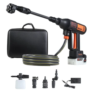 VEVOR Cordless Pressure Washer, 1200PSI MAX Portable Pressure Washer with Brushless Motor, 6-in-1 Nozzle & Water Hose, 4 Speed Adjustable, Battery Powered Handheld Power Cleaner for Home Garden Patio VEVOR Cordless Pressure Washer, 1200PSI MAX Portable Pressure Washer with Brushless Motor, 6-in-1 Nozzle & Water Hose, 4 Speed Adjustable, Battery Powered Handheld Power Cleaner for Home Garden Patio