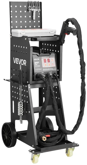 VEVOR Stud Welder Dent Repair Kit & Welding Cart, 3KW Spot Welder with 2 Welding Guns and 7 Modes, 110V Auto Body Spot Welding Dent Repair Machine for Steel Panel Repair VEVOR Stud Welder Dent Repair Kit & Welding Cart, 3KW Spot Welder with 2 Welding Guns and 7 Modes, 110V Auto Body Spot Welding Dent Repair Machine for Steel Panel Repair