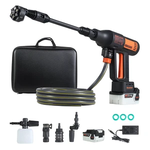 VEVOR Cordless Pressure Washer, 1200PSI MAX Portable Pressure Washer with Brushless Motor, Dual Batteries, 6-in-1 Nozzle & Water Hose, 4 Speed Adjustable, Handheld Power Cleaner for Home Garden Patio VEVOR Cordless Pressure Washer, 1200PSI MAX Portable Pressure Washer with Brushless Motor, Dual Batteries, 6-in-1 Nozzle & Water Hose, 4 Speed Adjustable, Handheld Power Cleaner for Home Garden Patio