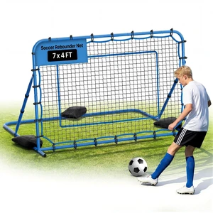 VEVOR Soccer Rebounder Net, Quick-Switch Angle Soccer Goal Rebounder for Control, Passing Practice, Heavy-Duty Iron Frame & PE Net, Easy Setup Ball Training Aids & Equipment for Teens&Adults,7 x 4 ft VEVOR Soccer Rebounder Net, Quick-Switch Angle Soccer Goal Rebounder for Control, Passing Practice, Heavy-Duty Iron Frame & PE Net, Easy Setup Ball Training Aids & Equipment for Teens&Adults,7 x 4 ft