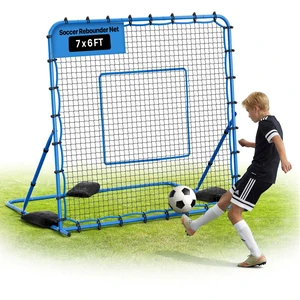 VEVOR Soccer Rebounder Net, Quick-Switch Angle Soccer Goal Rebounder for Control, Passing Practice, Heavy-Duty Iron Frame & PE Net, Easy Setup Ball Training Aids & Equipment for Teens&Adults,7 x 6 ft VEVOR Soccer Rebounder Net, Quick-Switch Angle Soccer Goal Rebounder for Control, Passing Practice, Heavy-Duty Iron Frame & PE Net, Easy Setup Ball Training Aids & Equipment for Teens&Adults,7 x 6 ft