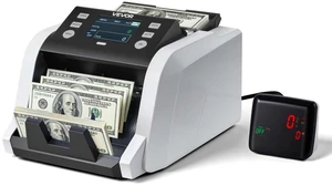 VEVOR Money Counter Machine, 1200 Notes/Minute, Cash Counter with Value Count, UV/MG/IR/DD/DBL/HLF/CHN Counterfeit Detection, TFT Display, Money Counting Machine Mixed Denomination for Dollar and Euro VEVOR Money Counter Machine, 1200 Notes/Minute, Cash Counter with Value Count, UV/MG/IR/DD/DBL/HLF/CHN Counterfeit Detection, TFT Display, Money Counting Machine Mixed Denomination for Dollar and Euro