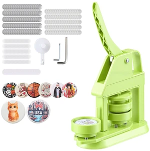VEVOR Button Maker Machine, 2.28 in, Plastic Pin Maker with 100pcs Button Parts, Mr. Panda Magic Book, Circle Cutter and Hex Wrenches, Reinforced Ergonomic Handle, for DIY Badges, Personalized Pins VEVOR Button Maker Machine, 2.28 in, Plastic Pin Maker with 100pcs Button Parts, Mr. Panda Magic Book, Circle Cutter and Hex Wrenches, Reinforced Ergonomic Handle, for DIY Badges, Personalized Pins