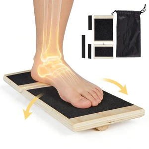 VEVOR Balance Board, Wobble Board Trainer for Adults Foot & Ankle Strengthening, Non-Slip Wood Premium Wooden Balance Training Equipment, Compact with Storage Bag, Ideal for Physical Therapy Exercises VEVOR Balance Board, Wobble Board Trainer for Adults Foot & Ankle Strengthening, Non-Slip Wood Premium Wooden Balance Training Equipment, Compact with Storage Bag, Ideal for Physical Therapy Exercises