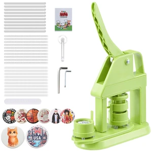 VEVOR Button Maker Machine, 1.26 in, Plastic Pin Maker with 500pcs Button Parts, Mr. Panda Magic Book, Circle Cutter and Hex Wrenches, Reinforced Ergonomic Handle, for DIY Badges, Personalized Pins VEVOR Button Maker Machine, 1.26 in, Plastic Pin Maker with 500pcs Button Parts, Mr. Panda Magic Book, Circle Cutter and Hex Wrenches, Reinforced Ergonomic Handle, for DIY Badges, Personalized Pins