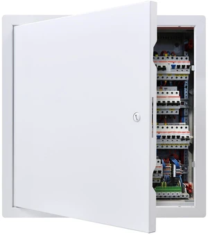 VEVOR Access Panel for Drywall, 15.2 x 15.2 in Galvanized Steel Access Door, Easy Install Hinged Service Panel with Screwdriver Latch, for Ceiling Plumbing Electrical, 14.4 x 14.4 in Cutout Size White VEVOR Access Panel for Drywall, 15.2 x 15.2 in Galvanized Steel Access Door, Easy Install Hinged Service Panel with Screwdriver Latch, for Ceiling Plumbing Electrical, 14.4 x 14.4 in Cutout Size White