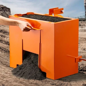 VEVOR Ballast Box, 3-Point Category 1 Tractor Ballast of 800 lbs Capacity, Standard 2 Inch Hitch Receiver, Heavy-Duty Steel 3.2 ft³ Large Volume Durable Loader Attachment with Sliding Door, Orange VEVOR Ballast Box, 3-Point Category 1 Tractor Ballast of 800 lbs Capacity, Standard 2 Inch Hitch Receiver, Heavy-Duty Steel 3.2 ft³ Large Volume Durable Loader Attachment with Sliding Door, Orange