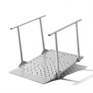 VEVOR Wheelchair Ramp with Handrails, 44.9 x 33.5 in, Heavy Duty Carbon Steel Handicap Ramp, 440 lbs Capacity, Non-Slip Portable Threshold Ramps for Home Steps, Stairs, Doorways, Curbs, Walkers, VEVOR Wheelchair Ramp with Handrails, 44.9 x 33.5 in, Heavy Duty Carbon Steel Handicap Ramp, 440 lbs Capacity, Non-Slip Portable Threshold Ramps for Home Steps, Stairs, Doorways, Curbs, Walkers,