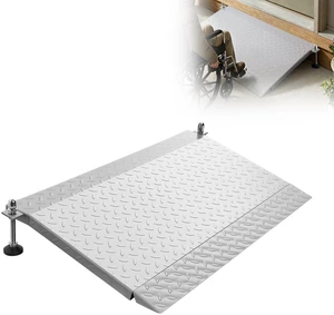 VEVOR Threshold Ramp for Doorways, 42.5 x 23.2 in, Platform Aluminum Wheelchair Ramp with Adjustable Height, Non-Slip Door Threshold Ramps, 1000 lbs Capacity, for Home Steps, Wheelchairs, Walkers VEVOR Threshold Ramp for Doorways, 42.5 x 23.2 in, Platform Aluminum Wheelchair Ramp with Adjustable Height, Non-Slip Door Threshold Ramps, 1000 lbs Capacity, for Home Steps, Wheelchairs, Walkers
