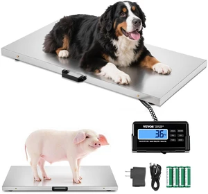 VEVOR Digital Postal Scale, 0.2 lbs Dual Accuracy, 1100 lbs Commercial Weight Scale with Hold/Tare Function & LCD Display, Fit for Packages, Postage, Luggage, Battery and Power Adapter Included VEVOR Digital Postal Scale, 0.2 lbs Dual Accuracy, 1100 lbs Commercial Weight Scale with Hold/Tare Function & LCD Display, Fit for Packages, Postage, Luggage, Battery and Power Adapter Included