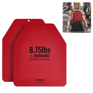 VEVOR Weight Vest Plates, 8.75 LB Pairs, Premium Steel Weighted plates, Contoured Ergonomic Fit WODs, Additional Weight for Weight Vests, for Strength Training, Running, Fitness, Heavy Workouts VEVOR Weight Vest Plates, 8.75 LB Pairs, Premium Steel Weighted plates, Contoured Ergonomic Fit WODs, Additional Weight for Weight Vests, for Strength Training, Running, Fitness, Heavy Workouts