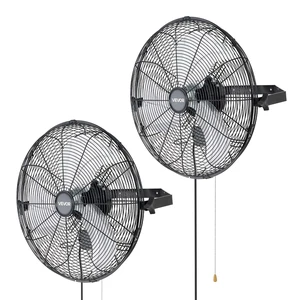 VEVOR Wall Mount Fan, 18 in Wall Mounted Hanging Fan, 3-Speed, Long Airflow Distance, Adjustable Rotation Angle, Mechanical Control, Powerful for Industry, Commercial, Garage, Workshop, Gym, 2 Pack VEVOR Wall Mount Fan, 18 in Wall Mounted Hanging Fan, 3-Speed, Long Airflow Distance, Adjustable Rotation Angle, Mechanical Control, Powerful for Industry, Commercial, Garage, Workshop, Gym, 2 Pack