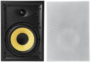 VEVOR In-Wall Speakers, 8", In Wall Speaker System with Paintable Grille, Hi-Fi Sound, 200W Peak, 2-Way Rectangular Speakers, for Damp Humid Indoor Placement, Bath, Kitchen, Covered Porches, 1 Pair VEVOR In-Wall Speakers, 8", In Wall Speaker System with Paintable Grille, Hi-Fi Sound, 200W Peak, 2-Way Rectangular Speakers, for Damp Humid Indoor Placement, Bath, Kitchen, Covered Porches, 1 Pair