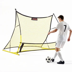 VEVOR Soccer Rebounder Net, 2-in-1 Soccer Goal Rebounder, Thickened Fiberglass Poles Iron Pipe for Team Solo Control, Passing Practice, Easy Setup Ball Training Equipment for Teens & Adults, 72" x 43" VEVOR Soccer Rebounder Net, 2-in-1 Soccer Goal Rebounder, Thickened Fiberglass Poles Iron Pipe for Team Solo Control, Passing Practice, Easy Setup Ball Training Equipment for Teens & Adults, 72" x 43"