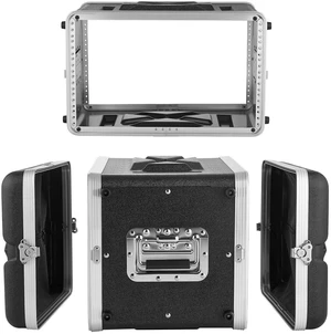 VEVOR 6U Rack Case, 14 in Depth, Server Rack Cabinet Shallow with ABS Construction, Recessed Twist Latches, Detachable Front & Back Cover, Easy Installation, for Amplifier, 11.4 in Internal Depth VEVOR 6U Rack Case, 14 in Depth, Server Rack Cabinet Shallow with ABS Construction, Recessed Twist Latches, Detachable Front & Back Cover, Easy Installation, for Amplifier, 11.4 in Internal Depth