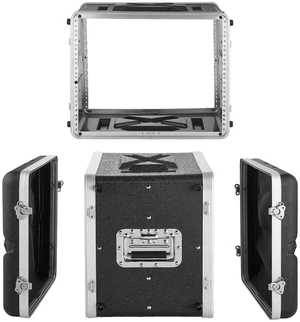 VEVOR 8U Rack Case, 14 in Depth, Server Rack Cabinet Shallow with ABS Construction, Recessed Twist Latches, Detachable Front & Back Cover, Easy Installation, for Amplifier, 11.4 in Internal Depth VEVOR 8U Rack Case, 14 in Depth, Server Rack Cabinet Shallow with ABS Construction, Recessed Twist Latches, Detachable Front & Back Cover, Easy Installation, for Amplifier, 11.4 in Internal Depth