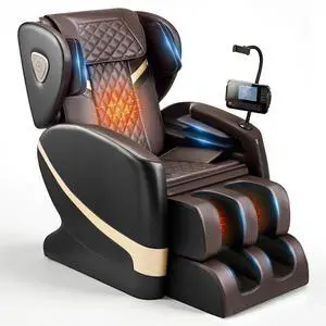 VEVOR Massage Chair, Zero Gravity Full Body Massage Chair with 10-Point Rollers, 5 Automatic Modes, 8 Airbags, Waist & Leg Heating, Bluetooth Speaker, Touchscreen Control, for Home and Office Use VEVOR Massage Chair, Zero Gravity Full Body Massage Chair with 10-Point Rollers, 5 Automatic Modes, 8 Airbags, Waist & Leg Heating, Bluetooth Speaker, Touchscreen Control, for Home and Office Use
