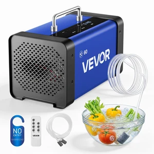 VEVOR Ozone Generator, 60000mg/h Commercial Ozone Machine, with 15s Delayed Start & Dual-Hose Water Mode & LCD Touchscreen, Industrial Deodorizer for Car, Smoke, Home Odors, Up to 4800 sq.ft VEVOR Ozone Generator, 60000mg/h Commercial Ozone Machine, with 15s Delayed Start & Dual-Hose Water Mode & LCD Touchscreen, Industrial Deodorizer for Car, Smoke, Home Odors, Up to 4800 sq.ft