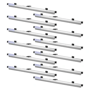 VEVOR Blueprint Clamps, 24 Inches, Blueprint Hanging Clips Binding Strips, Aluminum Construction, Document Storage, for Blue Print, Maps, Construction Paper Posters Plans Drawings Arts, Pack of 12 VEVOR Blueprint Clamps, 24 Inches, Blueprint Hanging Clips Binding Strips, Aluminum Construction, Document Storage, for Blue Print, Maps, Construction Paper Posters Plans Drawings Arts, Pack of 12