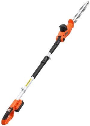 VEVOR Cordless Pole Hedge Trimmer, 20V Electric Bush Trimmer Kit with 18 Inch Double-Edged Steel Blade, 74-94 Inches Telescoping Design for High Branches (2.0Ah Battery and Fast Charger Included) VEVOR Cordless Pole Hedge Trimmer, 20V Electric Bush Trimmer Kit with 18 Inch Double-Edged Steel Blade, 74-94 Inches Telescoping Design for High Branches (2.0Ah Battery and Fast Charger Included)